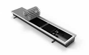 Конвектор Vitron с естественной конвекцией без вентилятора (глубина 110мм, ширина 400мм, длина 2000м
